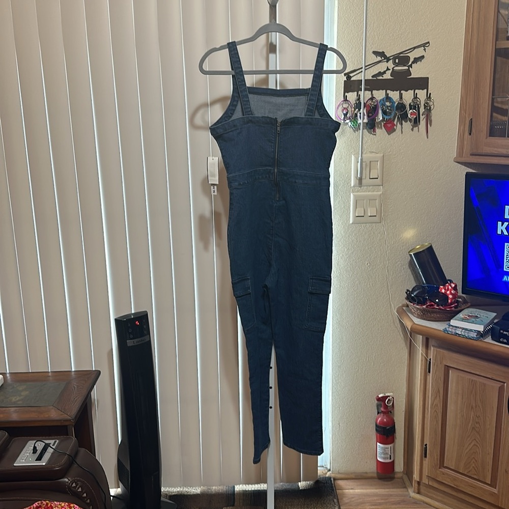 Tinseltown Jean Jumpsuit - Picture 6 of 8